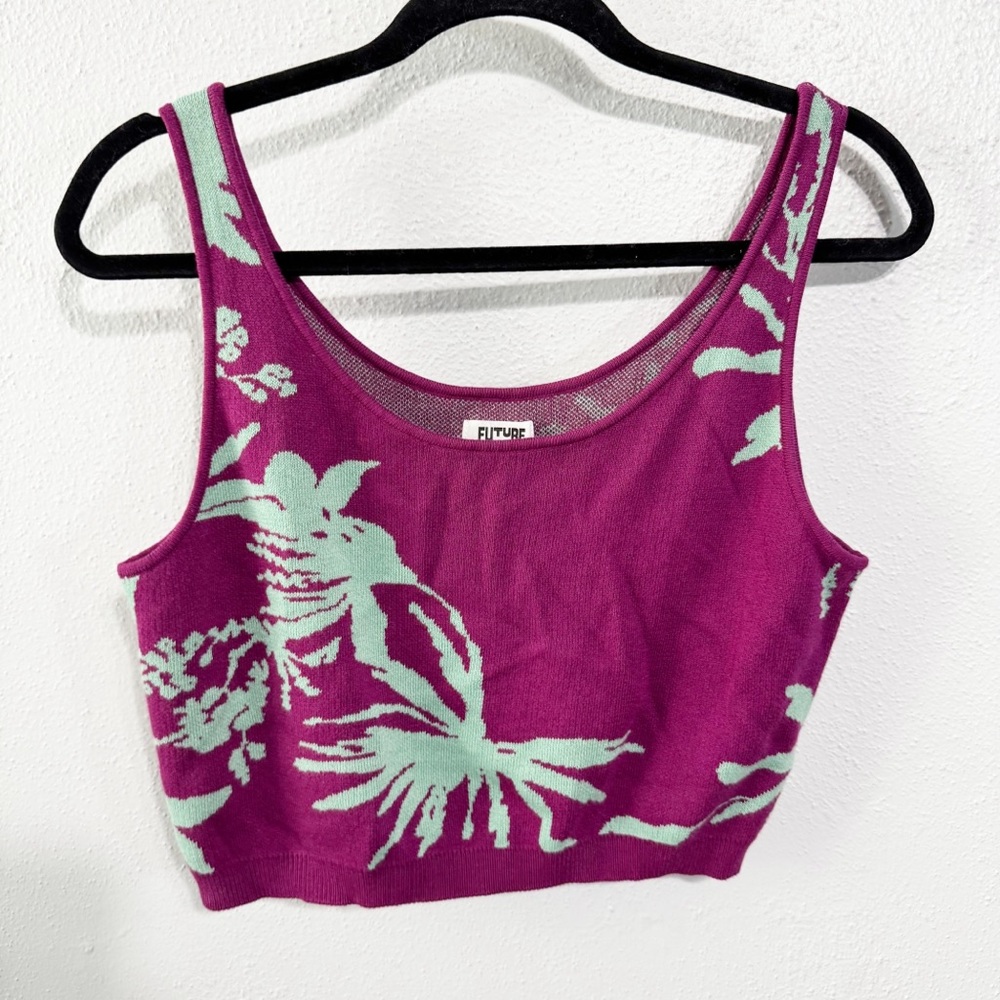 Future Collective  Fitted Crop Tank Top large